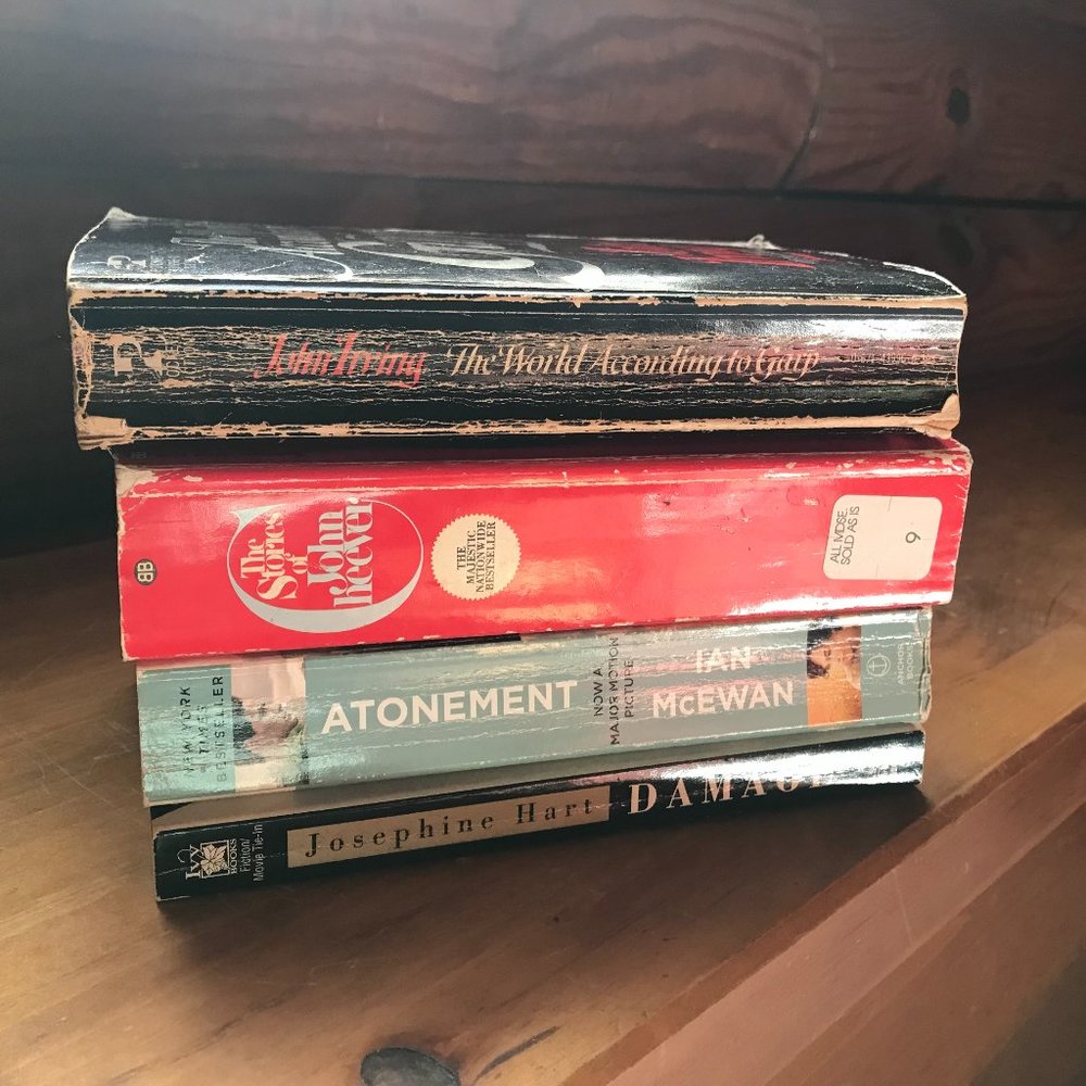 4-Paperback Bundle: John Irving, John Cheever, Ian McEwan, Josephine Hart